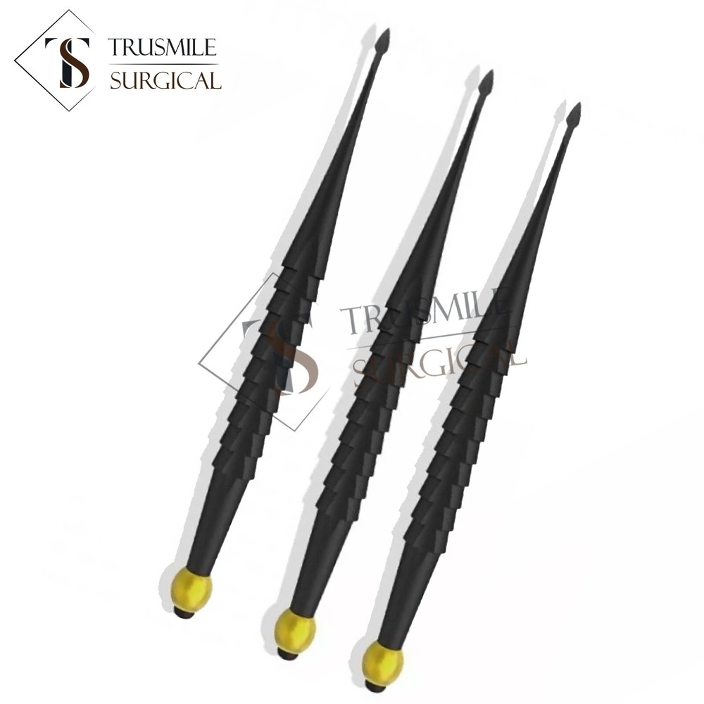 3 Pcs PDL Elevator Sharpened Straight Spade Proximator surgical Instruments