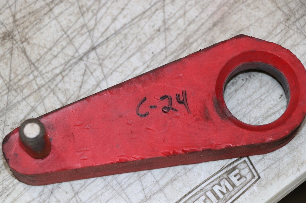 Chain slider support guide Yamaha Banshee chain slide protector RED C-24