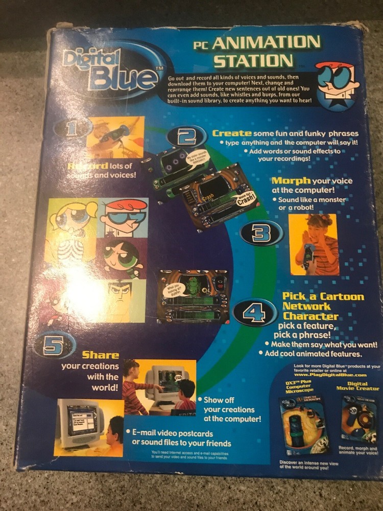 Digital Blue Pc Animation Station Featuring Cartoon Network Characters