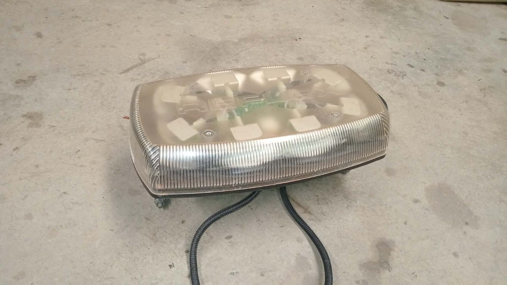 Reflex ECCO - LED Light Box Amber Strobe Clear Lens Beacon 5580CA