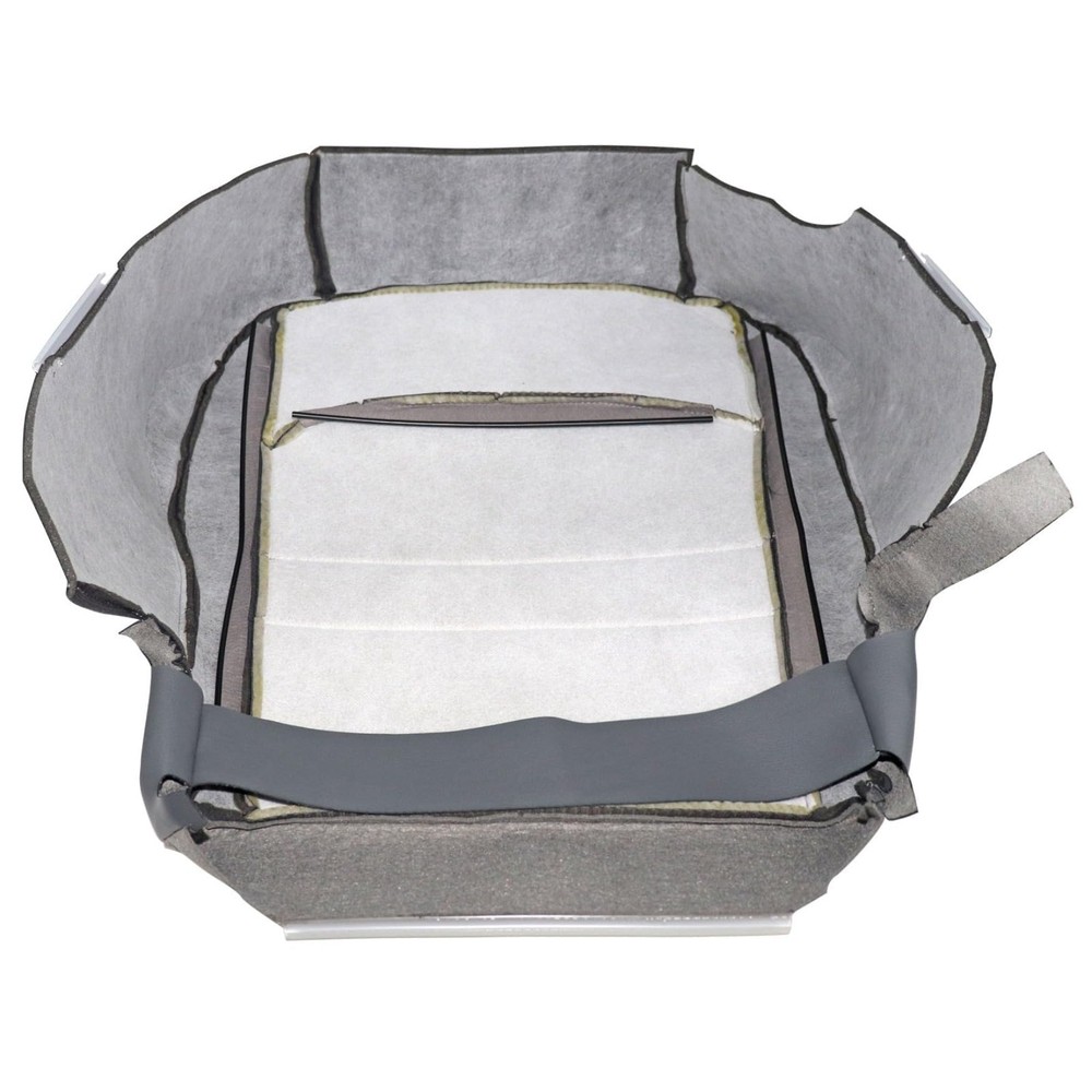 Driver Side Bottom Cloth Replacement Perforated Seat Cover Gray Compatible