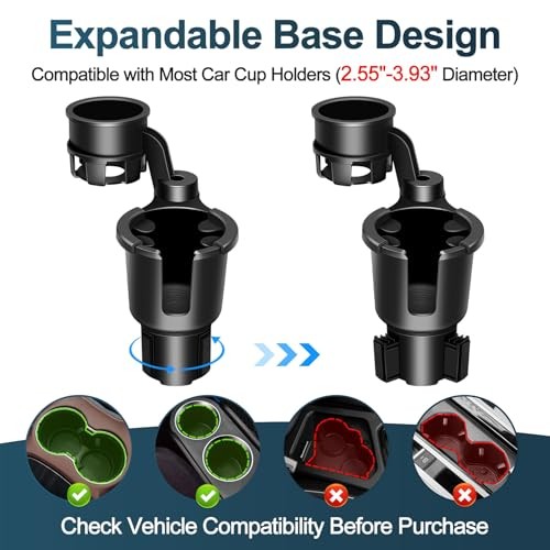 Car Cup Holder Expander, Cup Holder Expander, Cupholder Expander with
