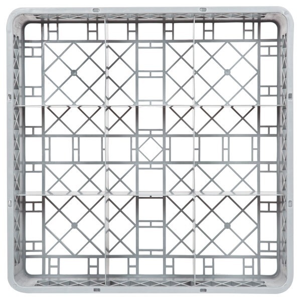 2 PACK Restaurant Dishwasher Full-Size Glass Rack with 9 Compartments
