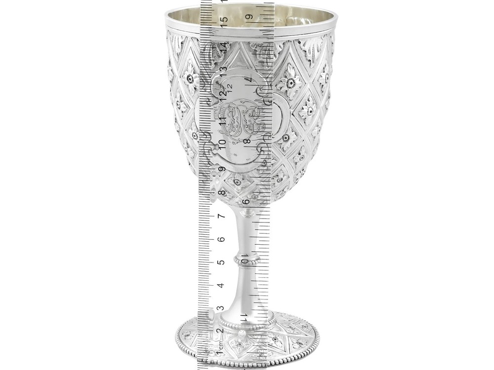 Antique Victorian Sterling Silver Goblet