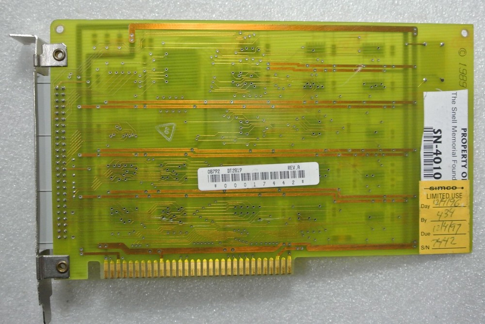 DATA TRANSLATION DT2819 COUNTER/TIMER BOARD AM9513A 8 BIT ISA