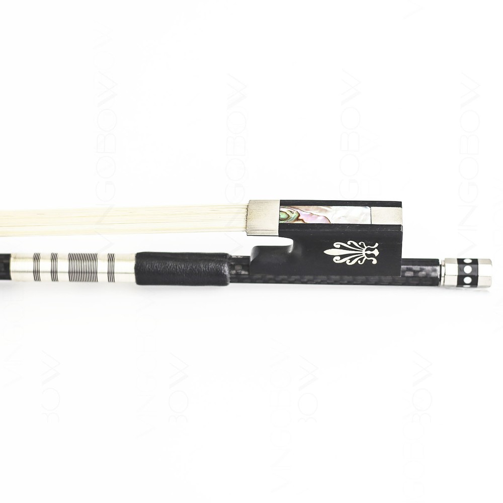 VingoBow Textured Carbon Fiber Violin Bow Pernambuco Performance Pro. Level 116V