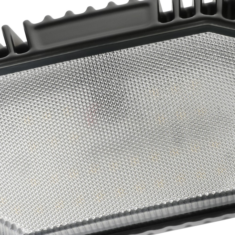 Black LED RV Exterior Porch Utility Light 12V Camper Lamp 6000K For Trailer Boat