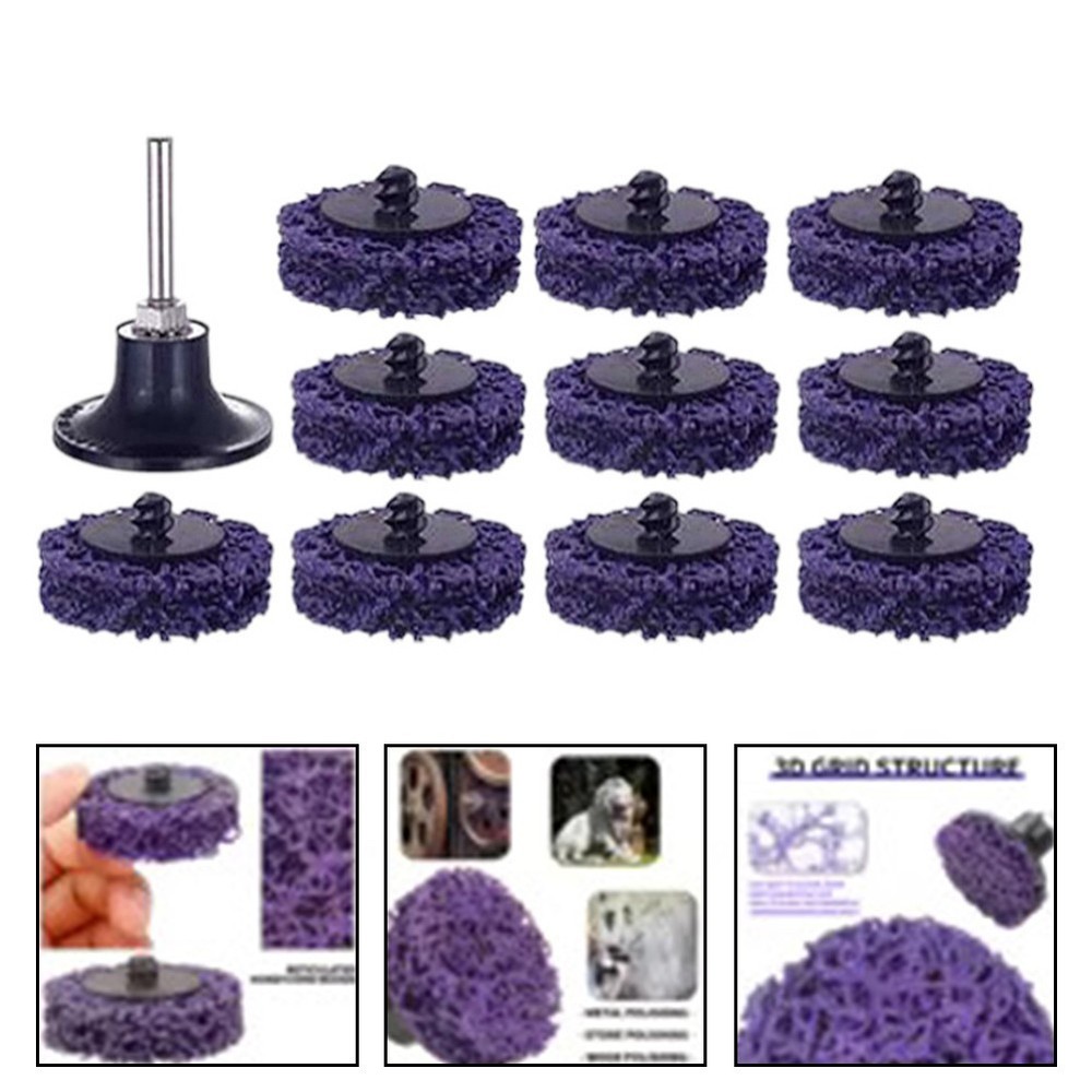 Grinding Disc Set 10PCS Rust Removal Wheels Compatible with Most Angle Grinders