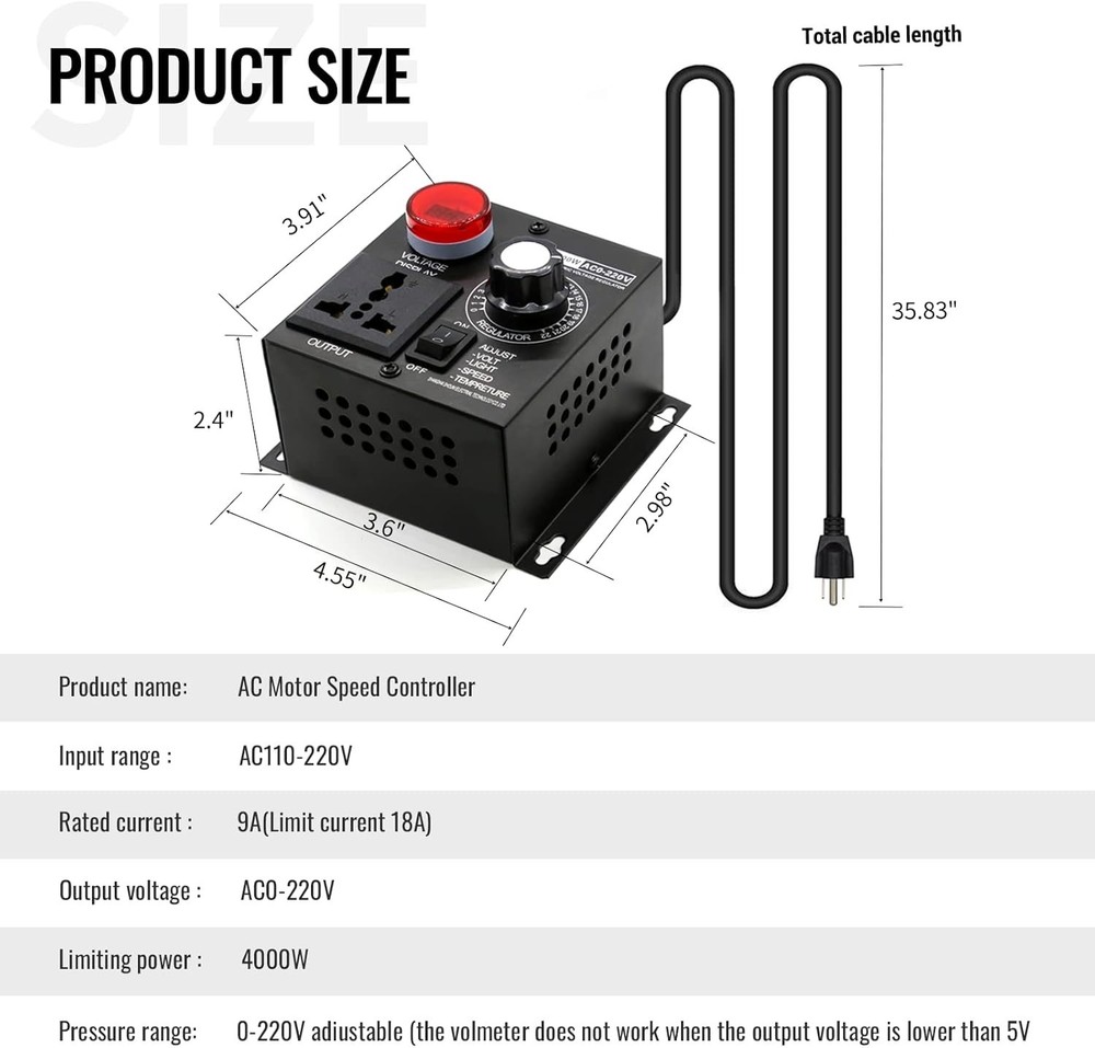 Bi-Directional Motor Speed Controller - 15A, Ideal for Experiments and DIY Tasks