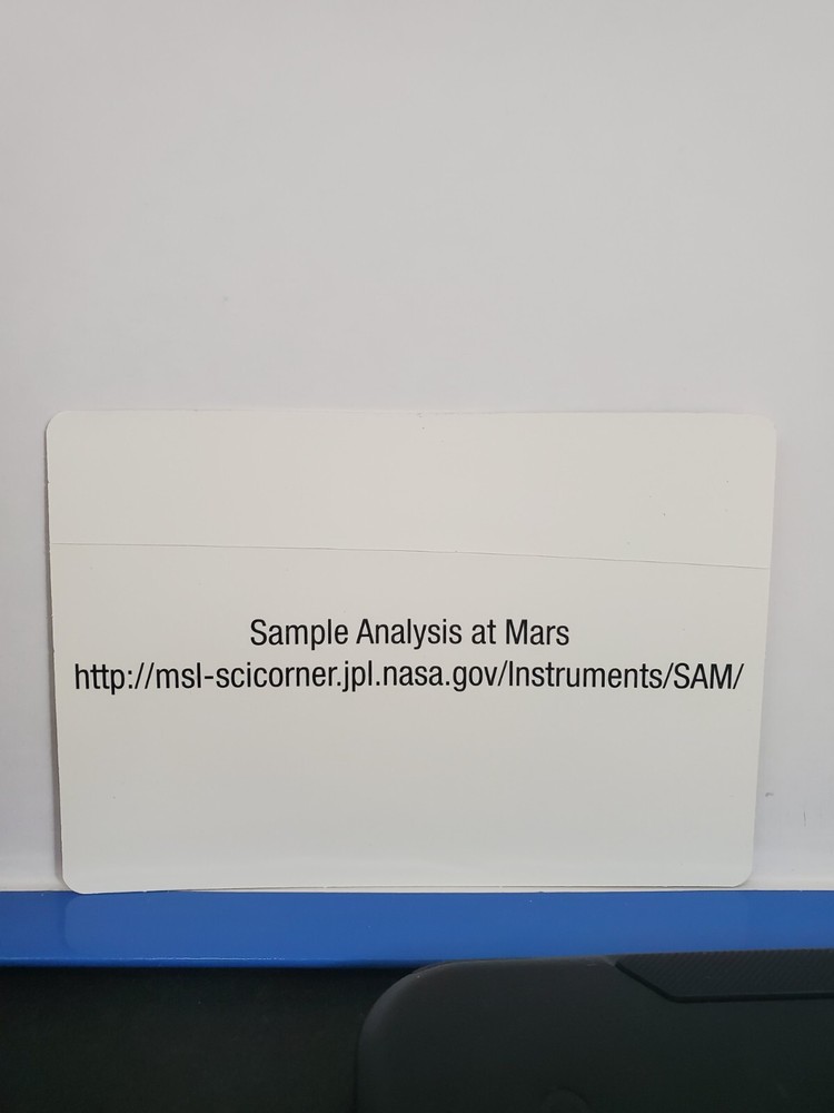 NASA SAM Sample Analysis at Mars Sticker Mars Science Laboratory NEW