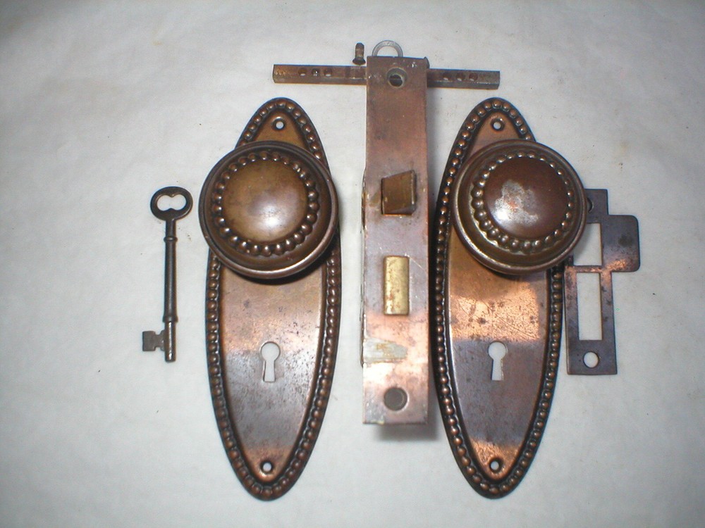 Antique Victorian Era Door Hardware