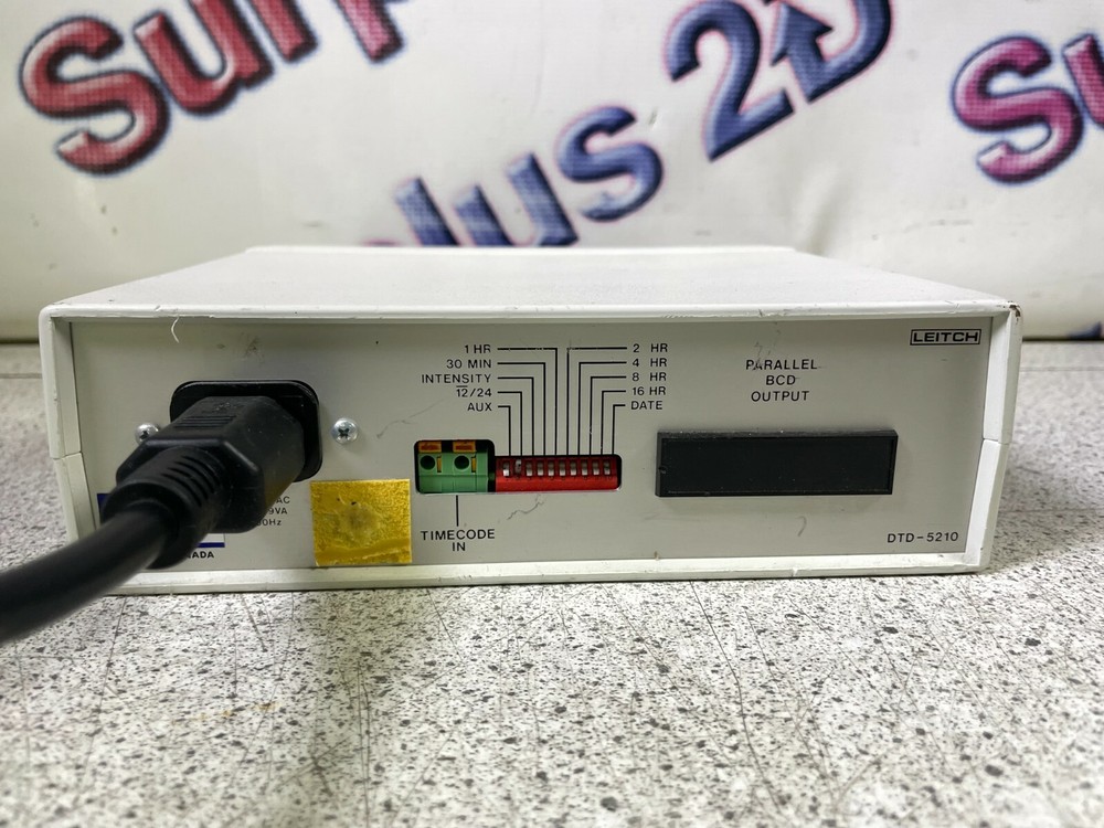 Leitch DTD-5210 Timecode Device Digital LED Display