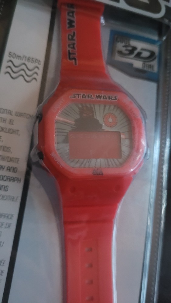 Star Wars Darth Maul Watch 3D Sealed
