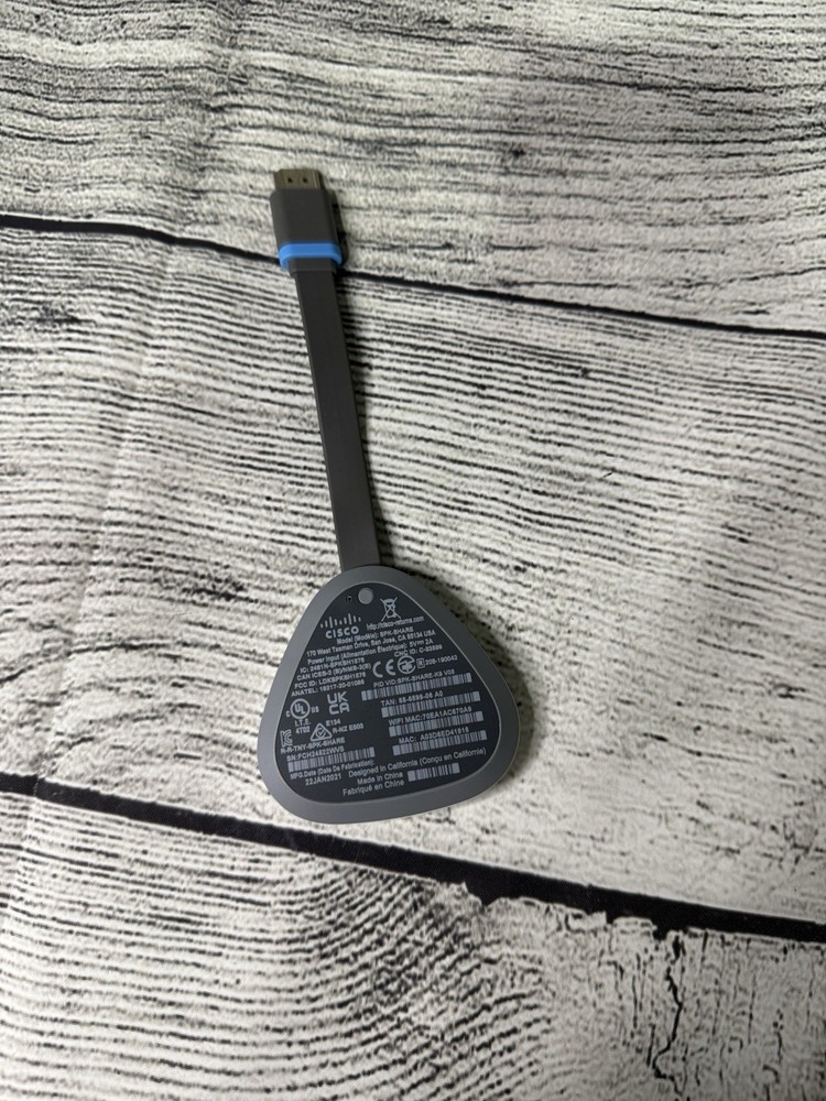 Cisco SPK-SHARE Webex Share Network Adapter, SPK-SHARE