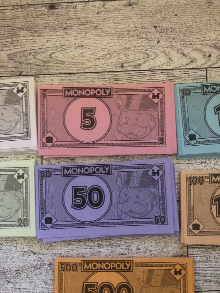 2025 Version Monopoly Money - Game Replacement Bills - BRAND NEW