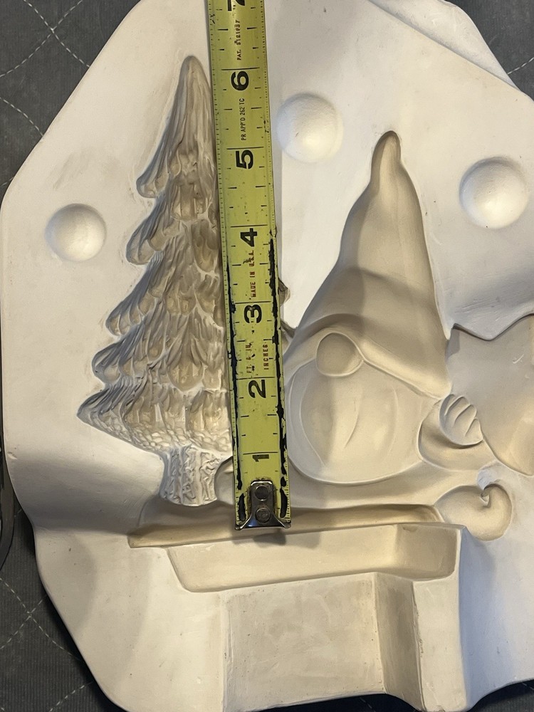 Clay Magic 4222 Gnome With Tree Pickup Truck Insert Ceramic Slip Mold