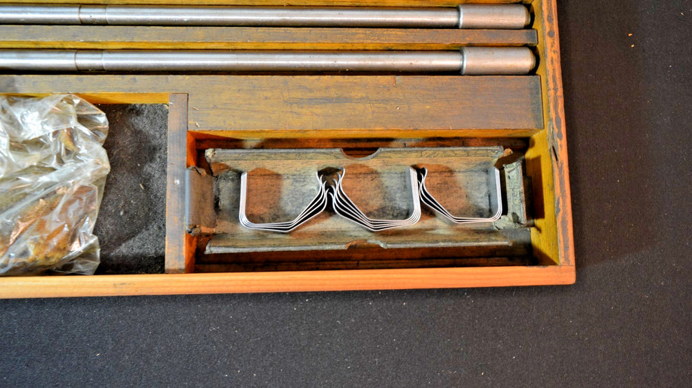 Starrett 244? Precision End Measuring Rod Set 2-13" Range Vintage