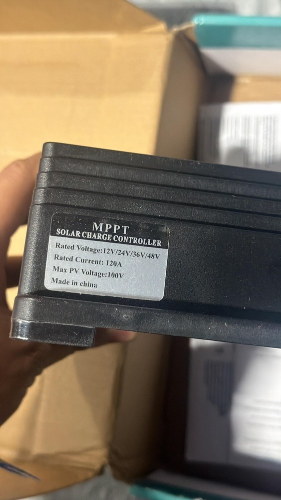 Solar Charger Controller 120A Regulator LCD Display Various Load Control Modes