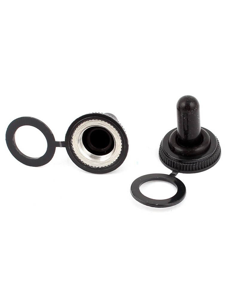 12Pack 11mm Female Thread Dia Rubber Waterproof Toggle Switch Cover Cap