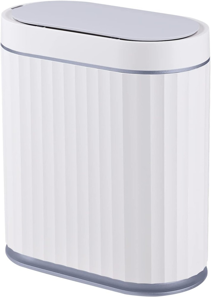 ELPHECO Bathroom Trash can Motion Sensor, Automatic Garbage can, Slim Plastic Sm