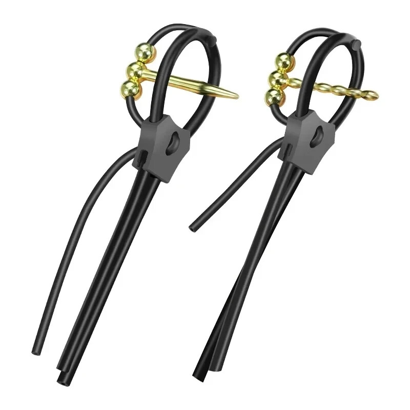 Electric E-stim Set Metal Penis Urethral Sounding Stretcher Plug Bead Dilator