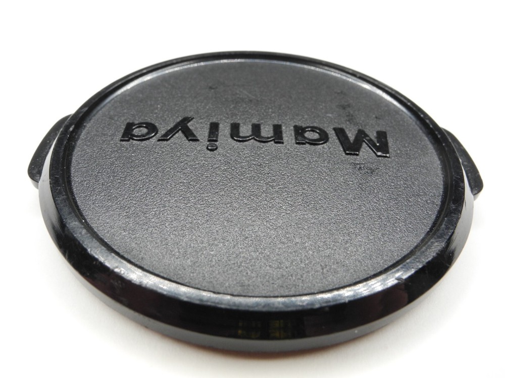 Mamiya 58mm Genuine Black Snap On Front Camera Lens Cap