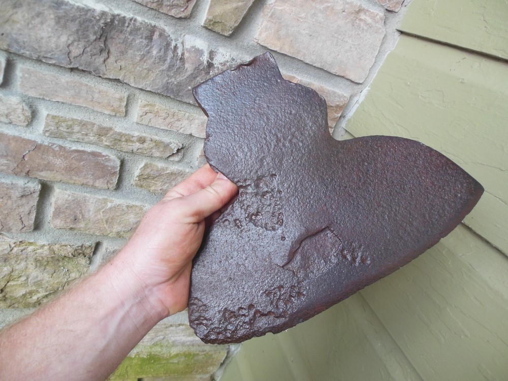 Antique L. Scranton Warranted Broad Head Hewing Axe 5lbs 5oz