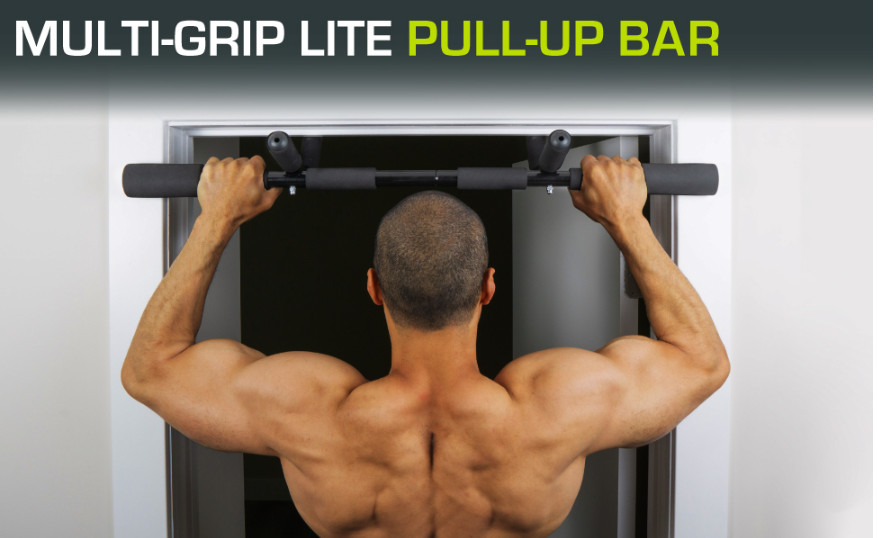 Multi-Function Pull Up Bar Home Gym Doorway Chin Up Strength Training 300lbs