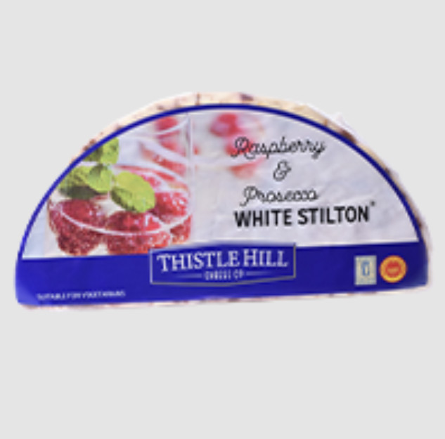 White Stilton Raspberry & Prosecco (2 x 1 lb)
