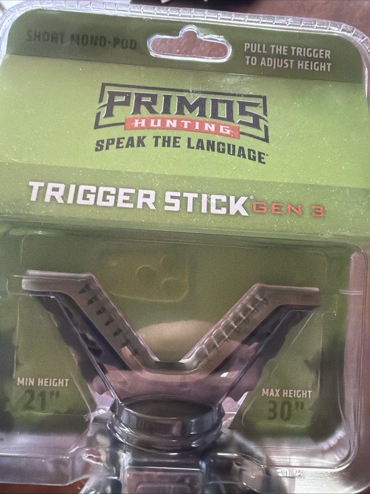 Primos Trigger Stick Gen3 Short Monopod Shooting Stick.