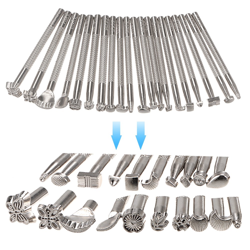 50pcs Leather Tools Hand Stitching Leather Working Tools