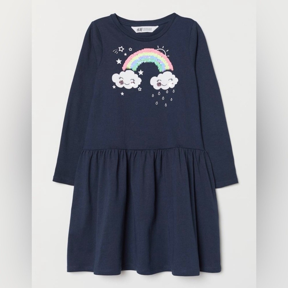 H&M Dress with Sequins 6-8Y