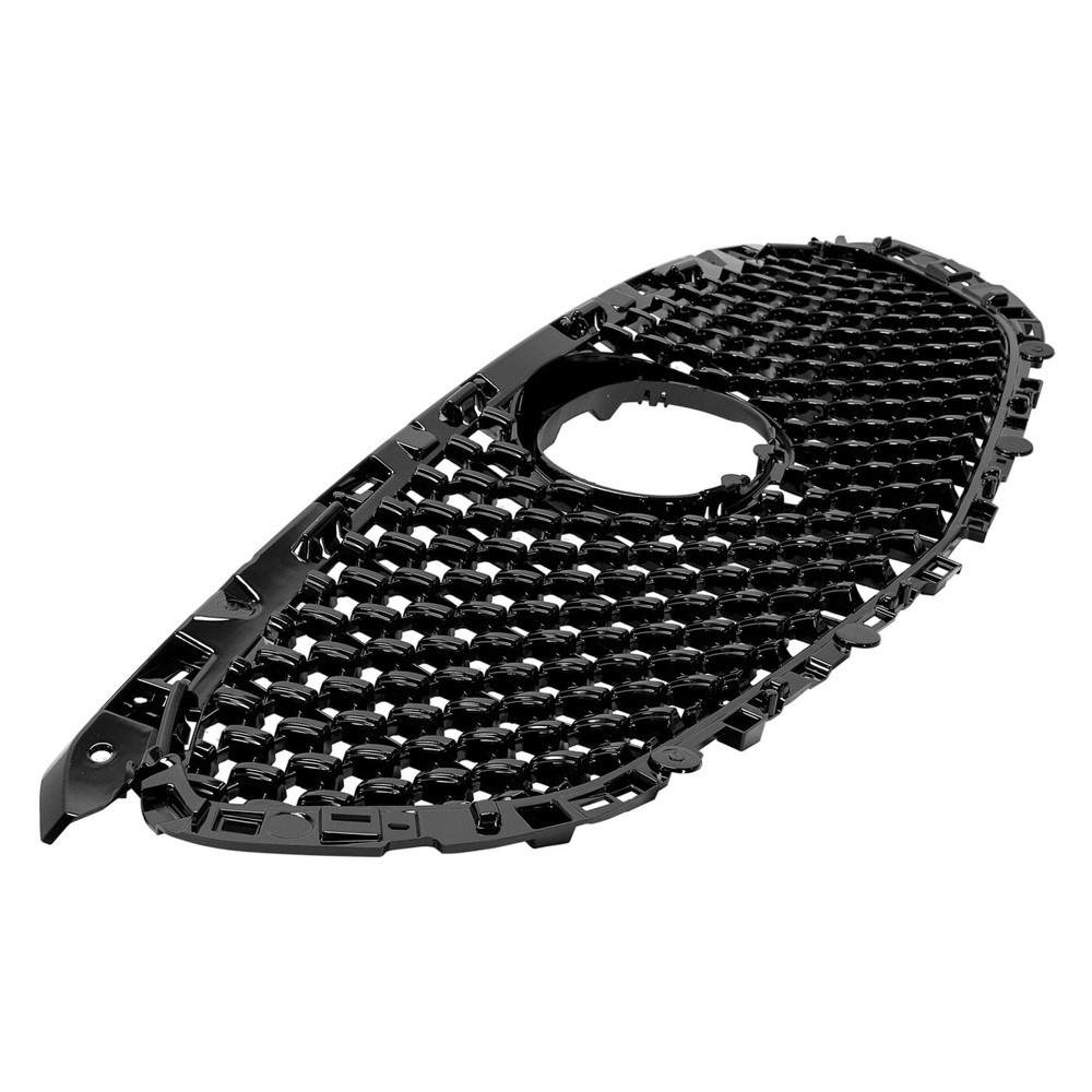 Grille For 2018 2019 2020 Mazda 6 Textured Black Shell with Chrome Insert CAPA