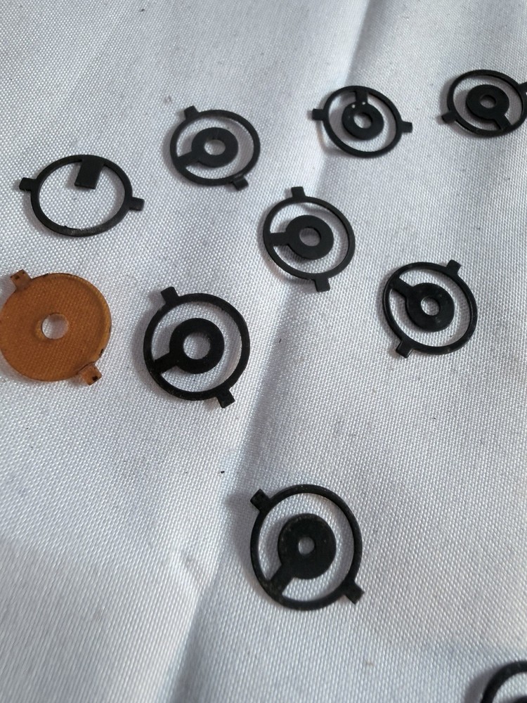 Anschutz 12mm Front Sight Insert Set 11 pcs w Amber Filter Target Rifle