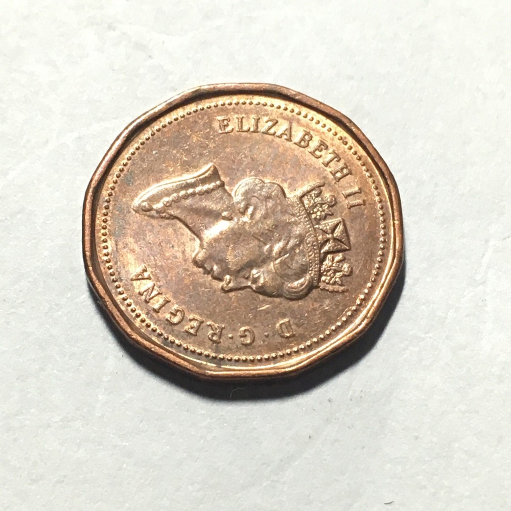 1992 CANADA ONE CENT COIN.