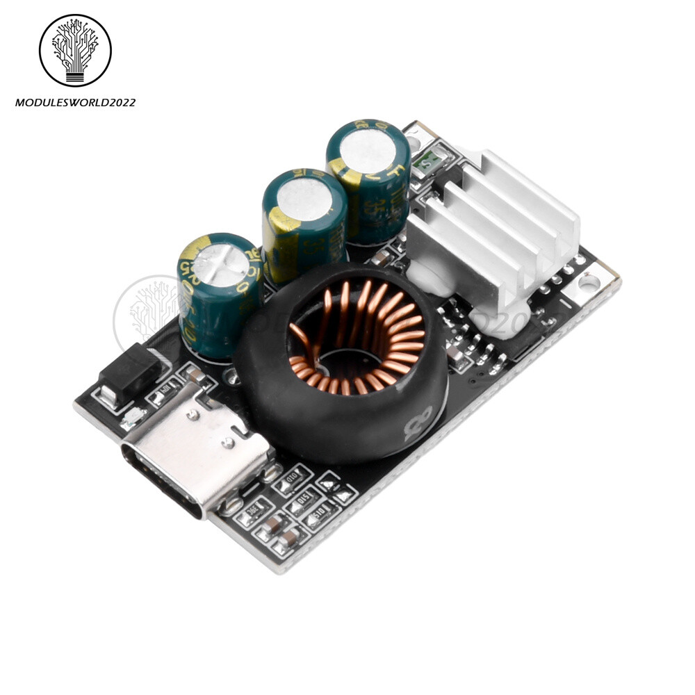 65W Type-C Mobile Phone Fast Charging Board DC Buck Car DIY Modification Module