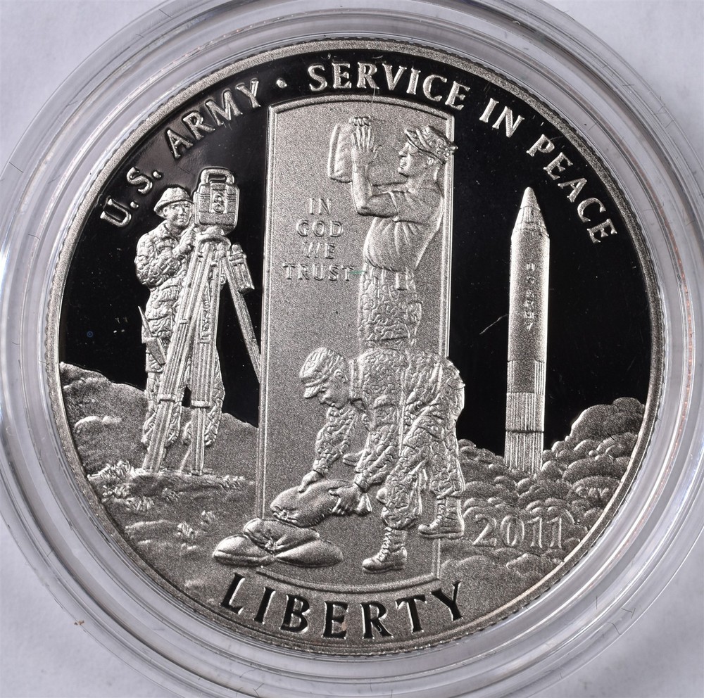 2011 U.S. Army Commemorative Half Dollar - Proof With Box & COA