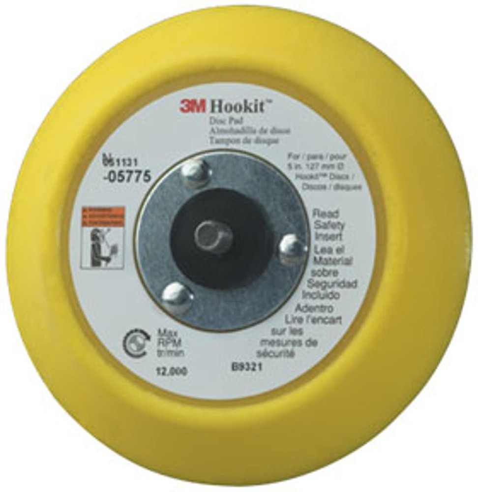 BACKING PAD 5 IN HOOKIT EACH MMM-5775 Brand New!