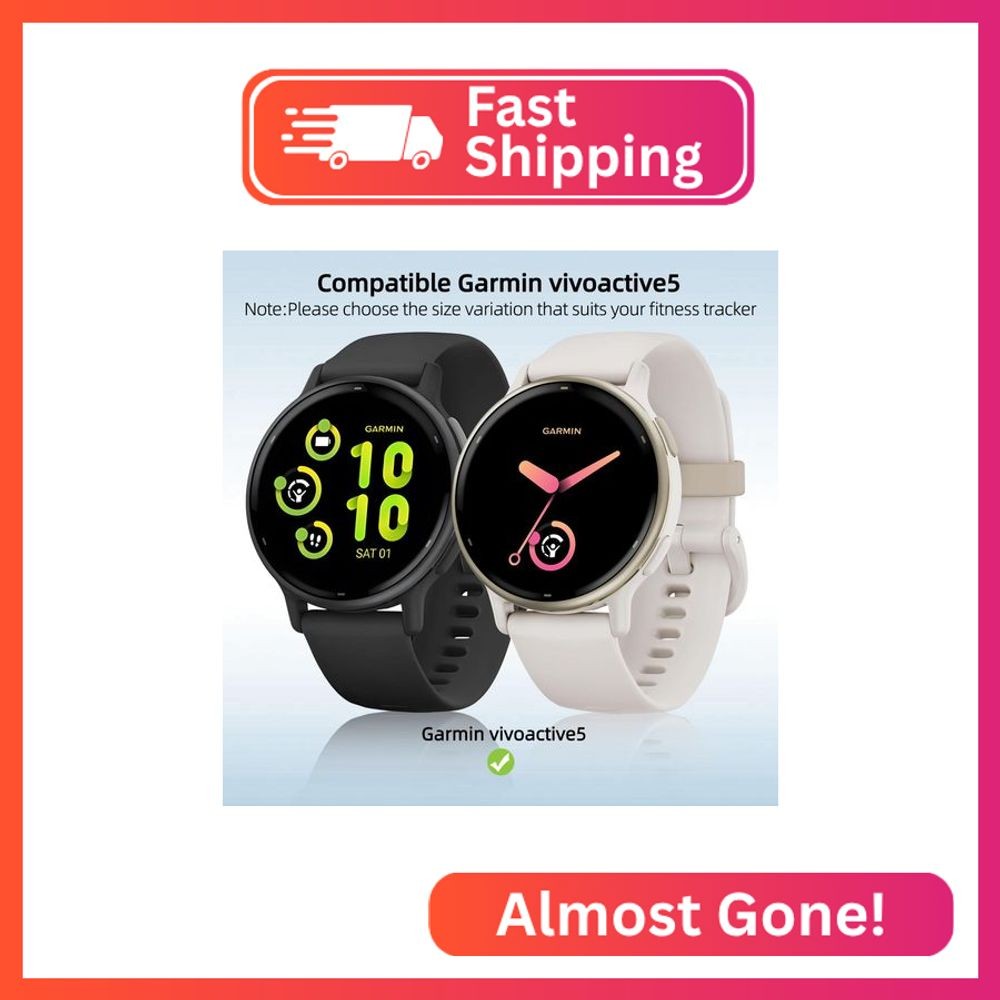 Kimiyaki for Garmin vivoactive 5 Screen Protector Case [Full Coverage], Hard PC
