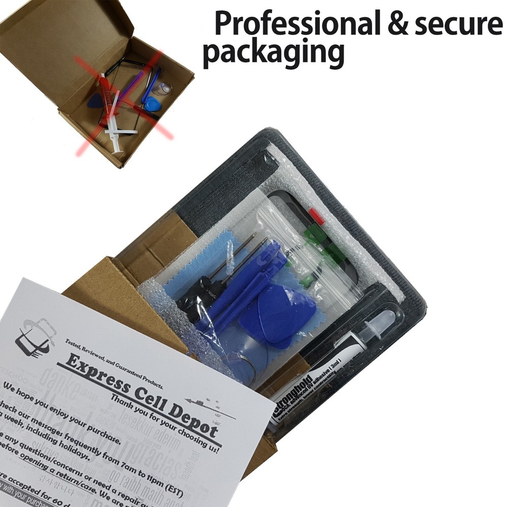 For Apple iPhone 15 Pro Max Screen Front Glass Only Replacement Kit Guide Tool