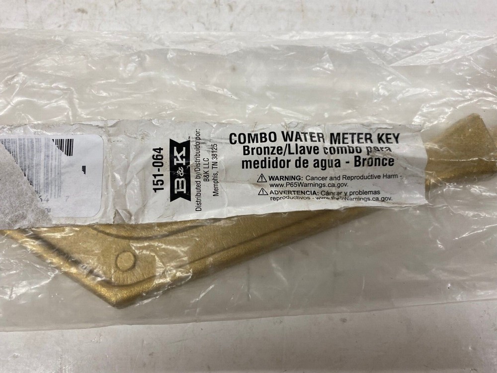 B&K 151-064 Combination Water Meter Key