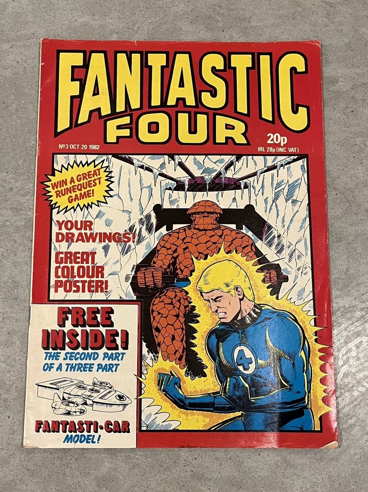Fantastic Four 1982 British UK Comic