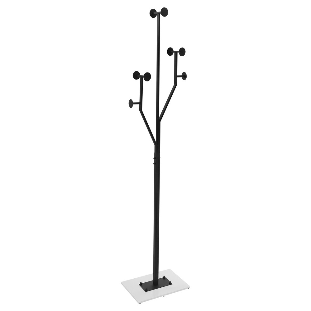 Heavy Duty Coat Rack Freestanding Coat Tree Marble Base Corner Coat Rack
