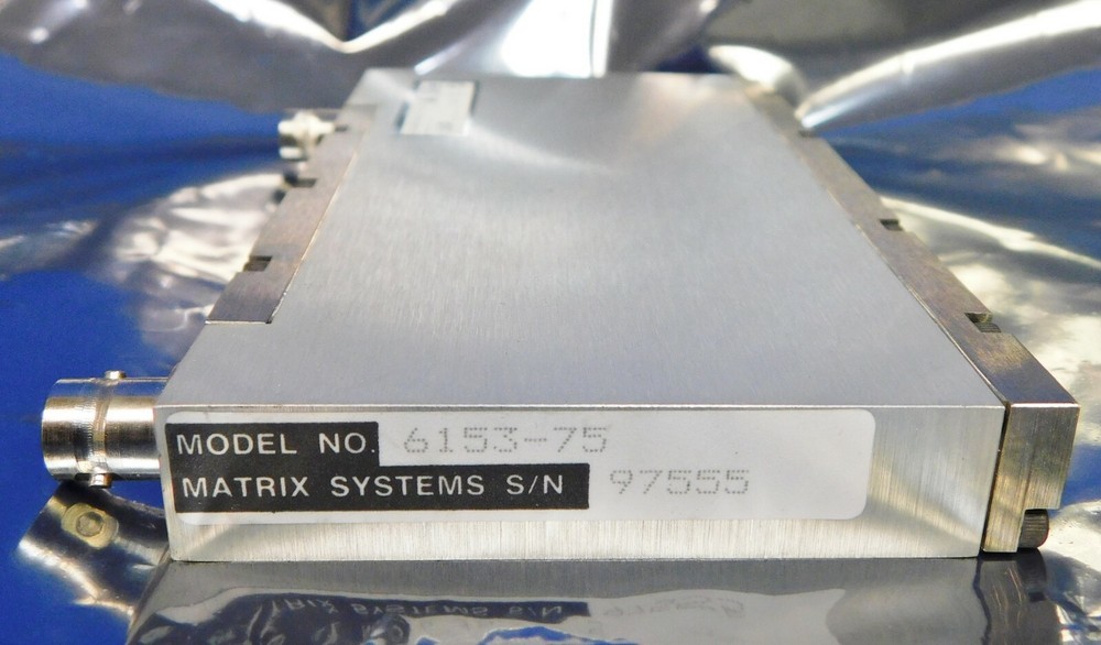 Matrix Systems 6153-75 RF Coaxial Relay Module Untested As Is