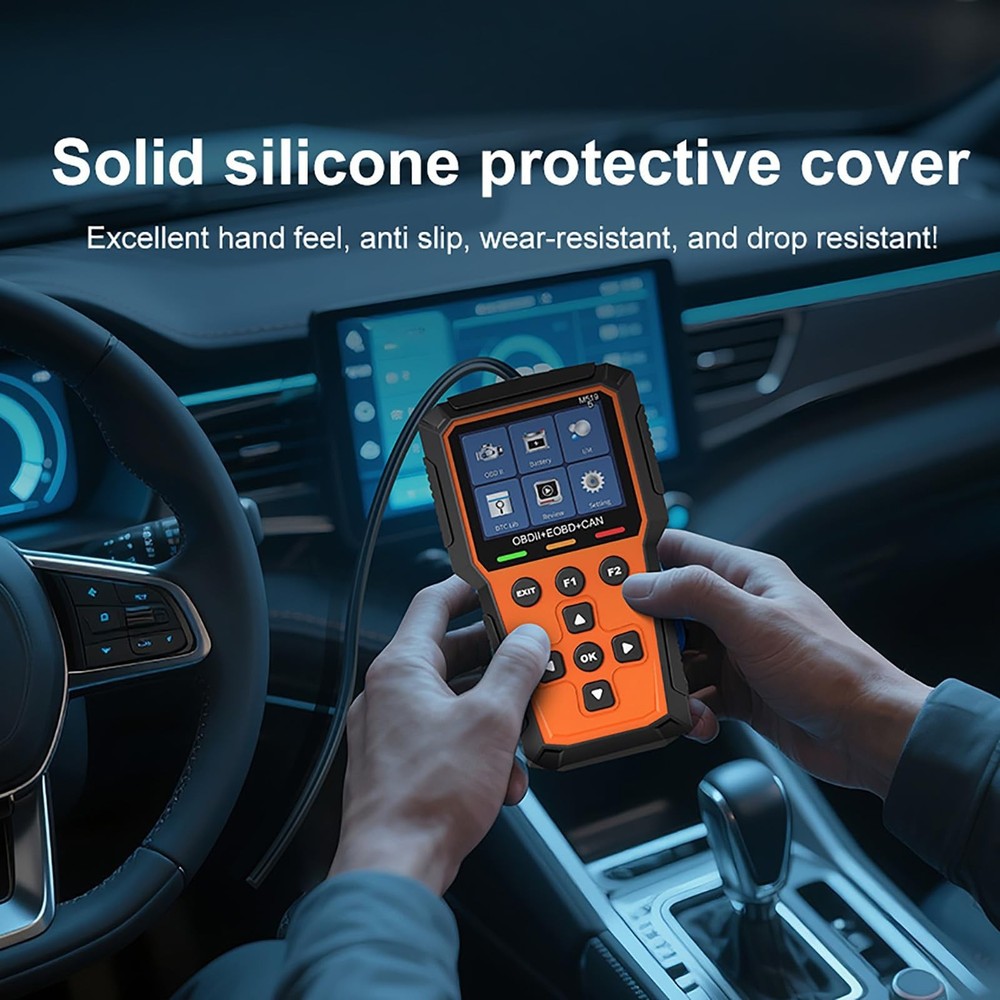 KUMORE M519 OBD2 Diagnostic Scanner Check Engine Light Code Reader Battery Test