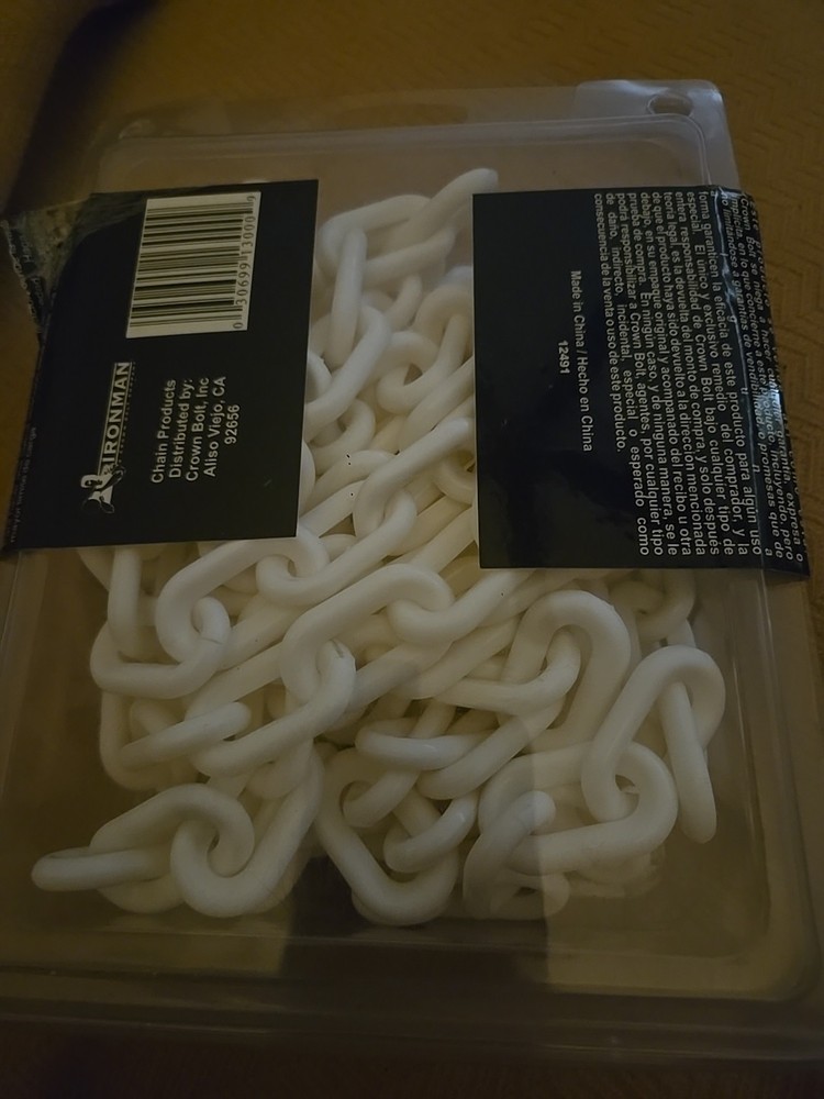 New #6 Plastic Chain - 15 Feet