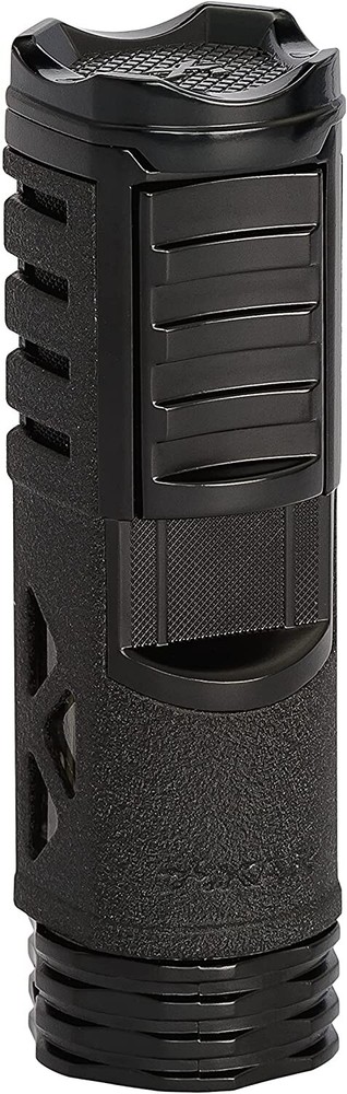 Xikar Tactical 1 Single Jet Flame Lighter, Cigar Rest On Top, Black