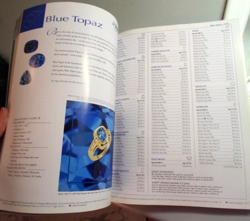 STULLER 2004 Catalog "The Diamond Gemstone Book" Volume 46