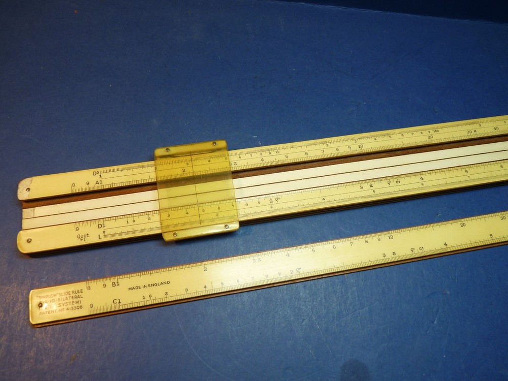 Slide Rule Simplon S.R.10 Bilateral Reitz System Vintage