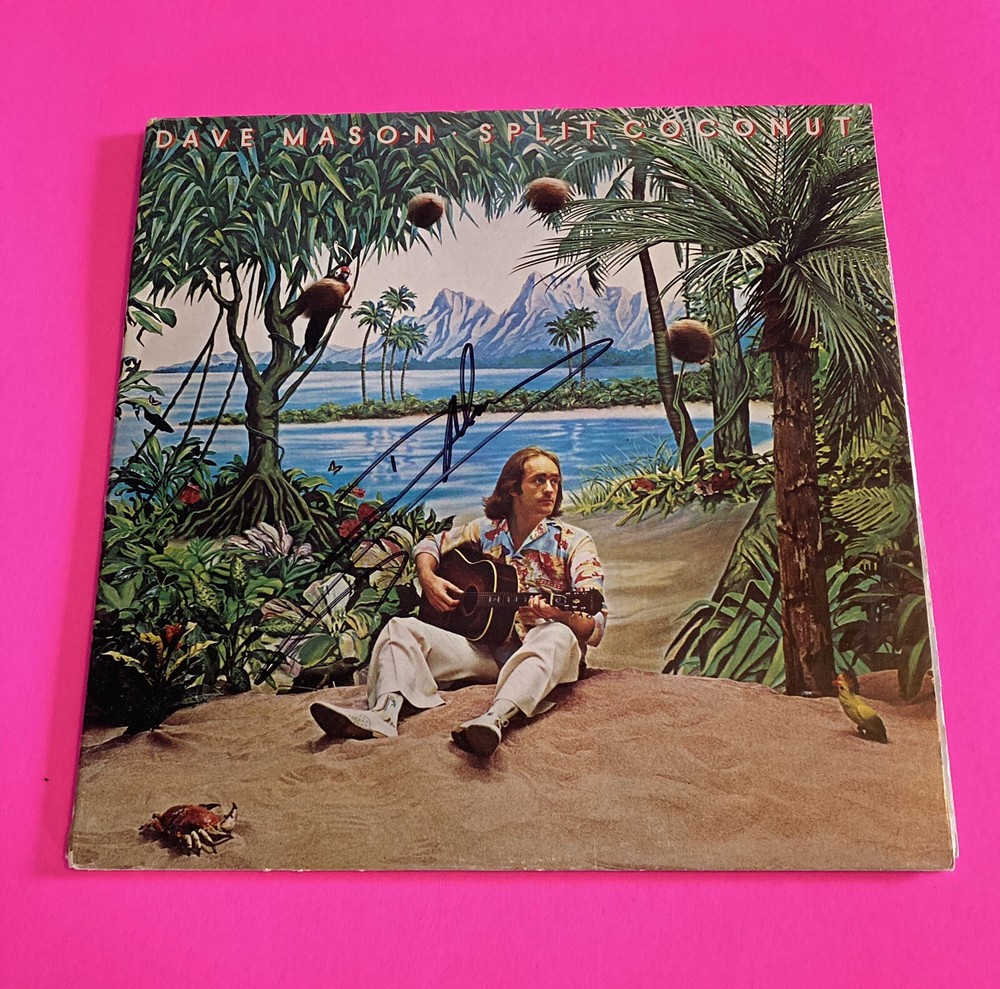 DAVE MASON SIGNED AUTOGRAPHED SPLIT COCONUT VINYL LP *EXACT PROOF*